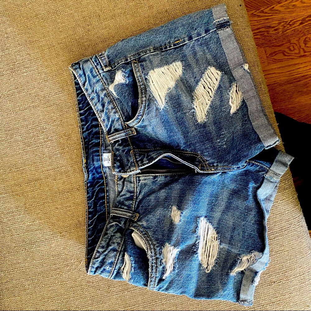 Jean shorts
